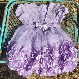 Nannette Light Purple Baby Dress